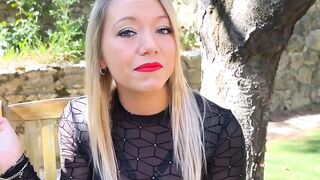 Hot Wife Gives Husband A Surprise Blowjob And Facial In The Kitchen
