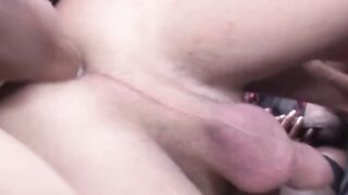 Three's A Charm! Anal Threesome With Transgender Couple And Man
