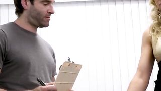 Blondes Finger-Fucking Therapy Session with Doctor's Patient