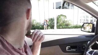 RideShare Gangbangs - Three Guys Share A Blonde Cutie