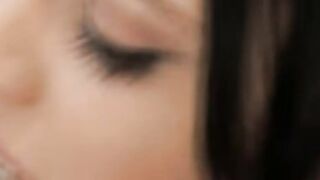 Petite Dark-Haired Babe With Amazing Butt Plays Dirty Tricks On Her Man