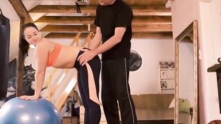 FitBabe's Sexual Yoga - Sweat & Seduction with barely legal Coach