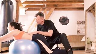 FitBabe's Sexual Yoga - Sweat & Seduction with barely legal Coach