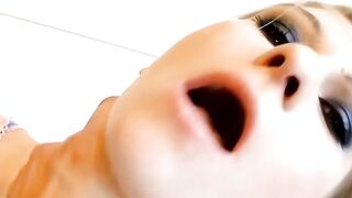 Anal Threesome FFM - Double Penetrated Slut Gets Creampied Hard