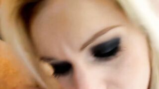 Anal Threesome FFM - Double Penetrated Slut Gets Creampied Hard