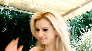 Anal Threesome FFM - Double Penetrated Slut Gets Creampied Hard