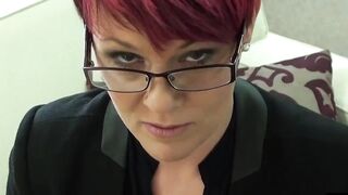 Redheaded Vixen Dominated in Kinky Bondage Session