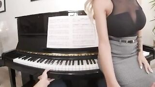 MILF Teacher's Daughter Gets Tutored In Sex - Step-Dad And Student