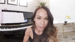 MILF Teacher's Daughter Gets Tutored In Sex - Step-Dad And Student