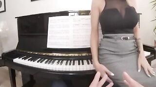 MILF Teacher's Daughter Gets Tutored In Sex - Step-Dad And Student