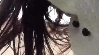 Pissing Japanese Vixen - Fetish Fantasy With Bondage And Pee Play