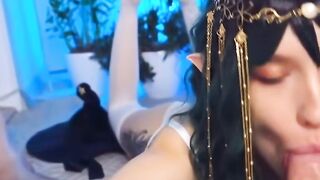 Fantasy Fashion Show - Sexy Costume Roleplay with Hot Female Crossdresser