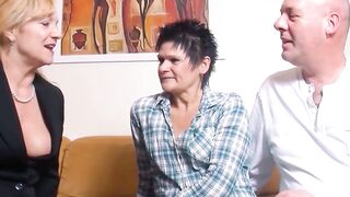Hot Wife Surprise! Swinger's Threesome with Husband & Stranger