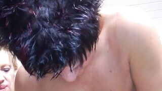 Hot Wife Surprise! Swinger's Threesome with Husband & Stranger