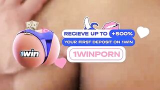 Big Booty Babe's Sloppy Blow Job - Huge Orgasm on Camera