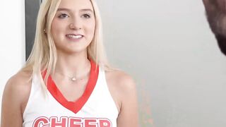 Sports Fanatic Uses His Girlfriend's Pussy to Practice Football Moves