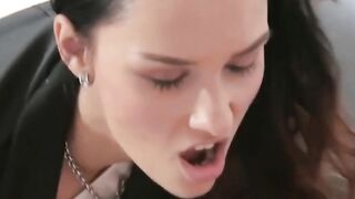Petite Business Babe in Nylon Stockings - Office Roleplay with Sexual Twist