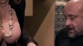 Big-Boobed MILF Fucks Employee in Warehouse - Naughty Office Sex