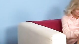 Blondes Do It Better! Hot Milf Katie Strips Down To Show Off Her Perfect Body And Gets Fucked Hard