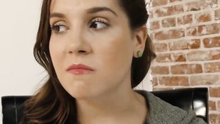 KINKY GIRL GETS A HANDJOB FROM AN UNEXPECTED VISITOR - HandJob Queen