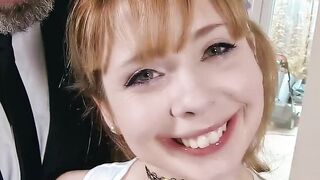 PetiteUK SlenderBabe CherryEnglish Anal Threesome With DaddyPascalWhite