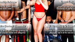 Big Black Monster Dick Pounding White Ass - Hardcore Anal Threesome