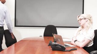 Office Slut - Sexual Harassment Roleplay with Alexis Crystal & Big Dick