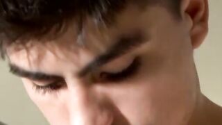 Brazilian Hottie Jerks Off Alone - Solo Male Masturbation