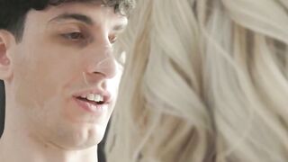 Stepmom's Hot Stepdaughter Teaches Older Brother A Lesson In Pleasure