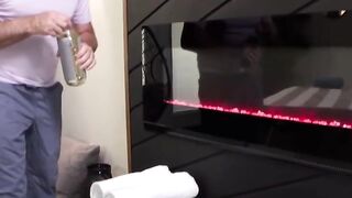 Chubby-Redhead Masseuse Gives Sensual Full Body Rubdown