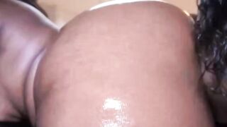 Dark Chocolate Dykes #2 - Ebony Lesbian Babes Amorah Rose & Kaiya Lynn Fingering Each Other's Ass