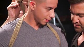 Dominant Dom Edges Submissive Guy To The Edge Of Orgasm And Makes Him Beg For It
