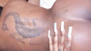 Ebony Threesome Frenzy - Bella Charm & Stretch3X Share A BBC