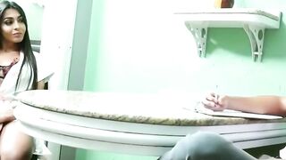 Big-Tits Transgender Pornstar Gabby Mora Fucks Herself POV Style