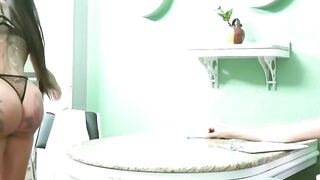 Big-Tits Transgender Pornstar Gabby Mora Fucks Herself POV Style