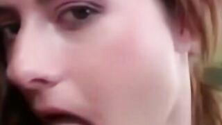 Redhead Vixen Gets Her Ass Slammed Hard By A Big Dick