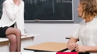 College Girls Turn Their Professors' Fantasies Into Reality In This Erotic Roleplay