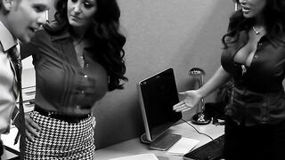 Office MILFs #2 (Ava Addams & Lisa Anne) - POV BJ Blowjob Deepthroat Facesitting