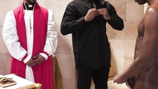 Brock-Johnson's Baptism - Threesome with Older Man & barely legal Twinks
