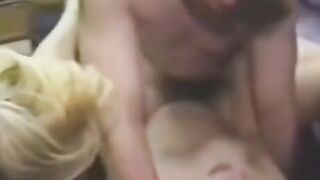 Blondie's Brother Shares Her With His Friend In Threesome