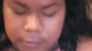 Island Vixen Seduces Black Stud With Her Massive Natural Boobs & Curvy Body