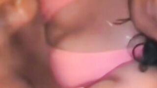 Island Vixen Seduces Black Stud With Her Massive Natural Boobs & Curvy Body