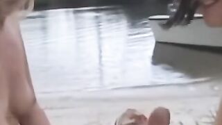 Threesome FFM Blowjob & Double Penetration With A Hot MILF
