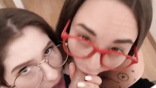 Threesome Orgy #4 - Hot MILF Sandra Shine & Nikita Bellucci Share A Stud's Load