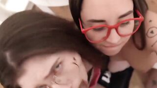Threesome Orgy #4 - Hot MILF Sandra Shine & Nikita Bellucci Share A Stud's Load
