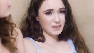 Stepsister's First Time - Old Mom Teaches women How to Please Her Man