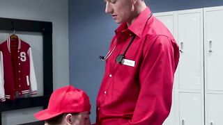 Jocks In Heat - Scene #2 - Hot Jocker's Boners Solved By A Sex Therapist
