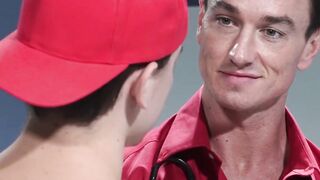 Jocks In Heat - Scene #2 - Hot Jocker's Boners Solved By A Sex Therapist