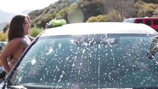 Transgender Babe Emma Rose Gives Huge Blowjob & Facial To Studly Clifton James