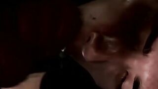 VAMPIRE THRILL - Anal Sex with Hot Blonde Babe & Hunk in Halloween Costume